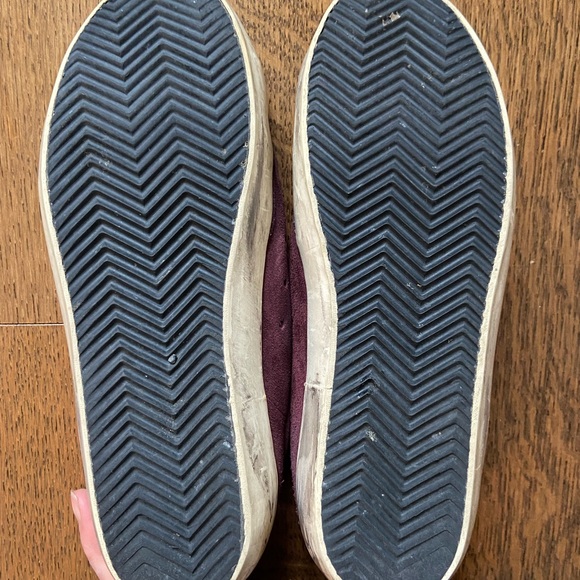 GOLDEN GOOSE Authentic Maroon Super Star Classic Low Top Sneaker. Size 39 (9 US) - Picture 4 of 8